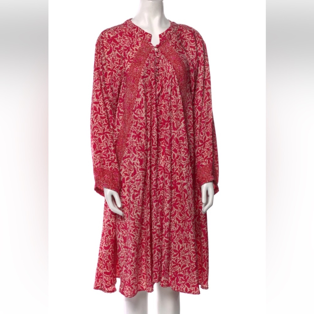 Natalie Martin Fiore Short Dress Red Fern, Small